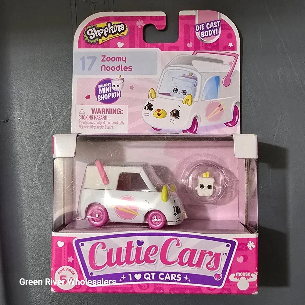 Shopkins Cutie Cars Zoomy Noodles Series 2 Die-Cast Vehicle with Mini Shopkin 17